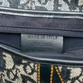 Miniatyrbilde 6 av 10: Pre-owned Dior Oblique Canvas Saddle Bag Blue