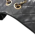 Miniatyrbild 10 av 10: Pre-owned Chanel Medium Tall Classic Lambskin Double Flap Black