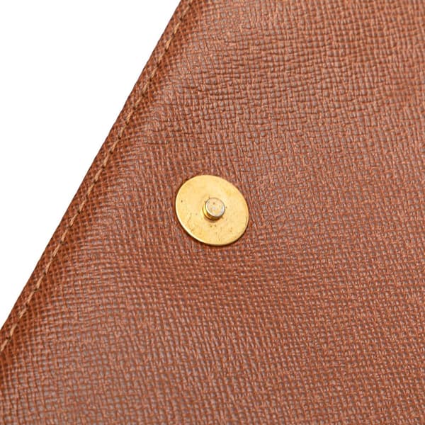 Pre-owned Louis Vuitton Monogram Musette Tango Short Strap Brown