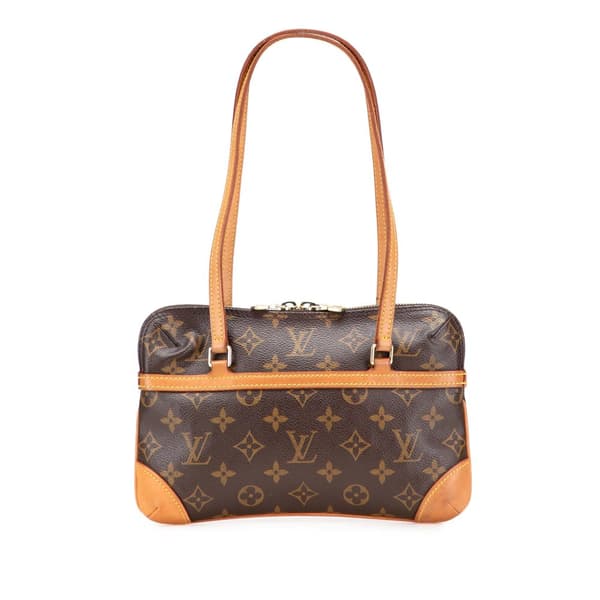 Pre-owned Louis Vuitton Monogram Mini Coussin Brown
