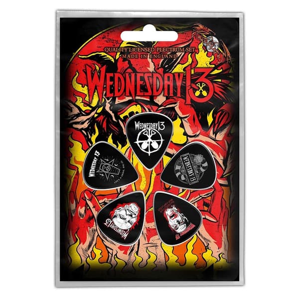 Wednesday 13 Plectrum Pack: Logo Shovels (Retail Pack)