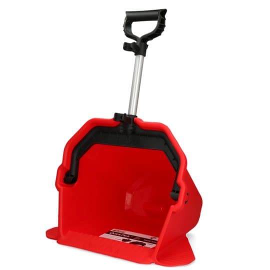 Vplast Mestboy Quick Pick lös behållare svart - Praktisk behållare med handtag och tippfunktion för snabb gödselrensning Röd