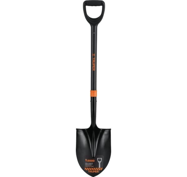 Rund spidskrog 21cm med glasfiberskaft 104cm Truper®