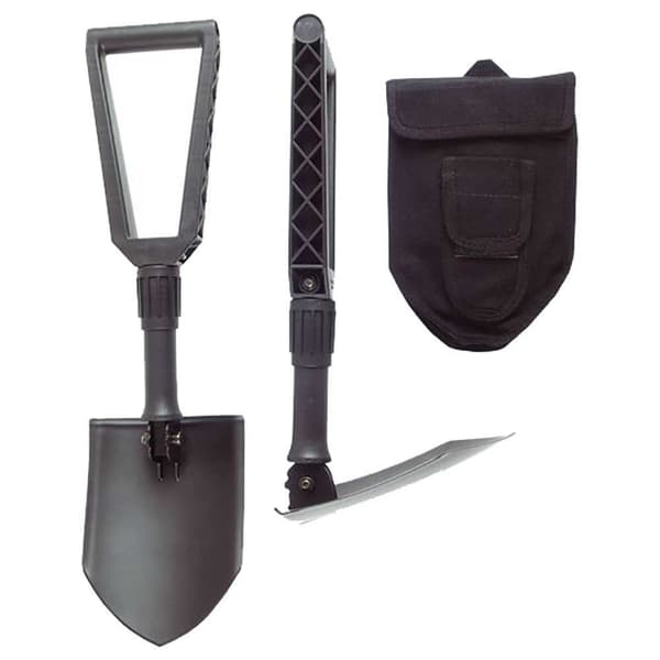 Fiskars Sammenfoldelig Spade 24.9-59 Cm Sort