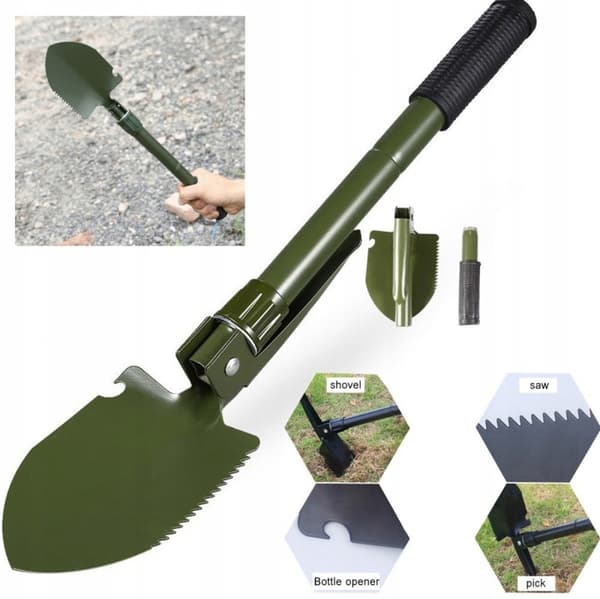 Lapio Taitettava Survival Military Tourist Saw Pickaxe Multitool