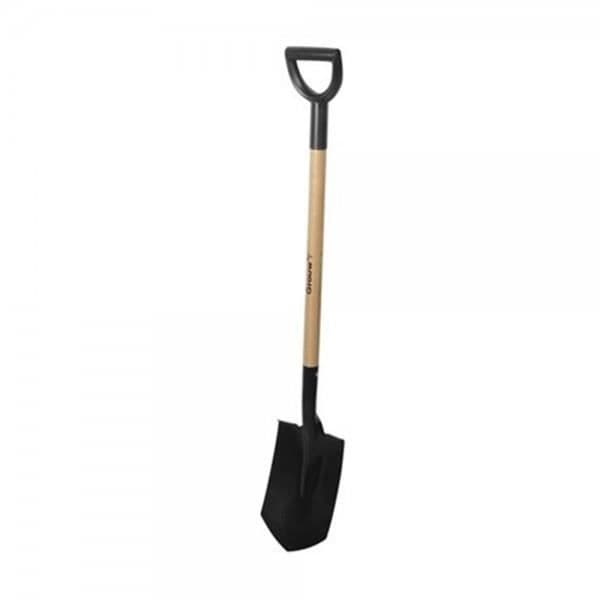 Trädgårdsskyffel - Vuxen - Handtag av trä och kolstål - Spets - 114cm