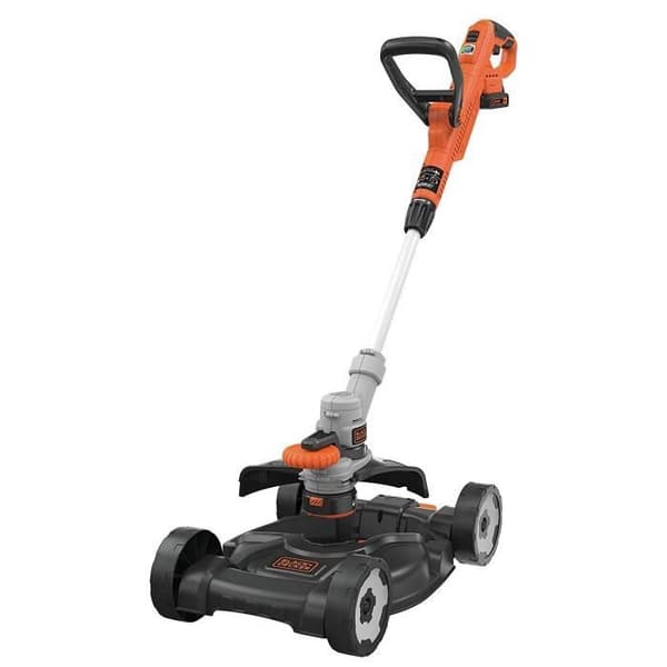 Svart - Decker BLACK+DECKER 3-i-1 Verktyg: 18V sladdlös trimmer, kantskärare och trimmer Orange 28 cm -