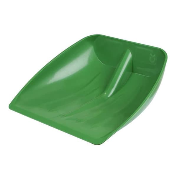 Kantlös plastsnö- och spannmålsskyffel - KERBL - 29665 - Lätt och stabil - 42x40x10cm
