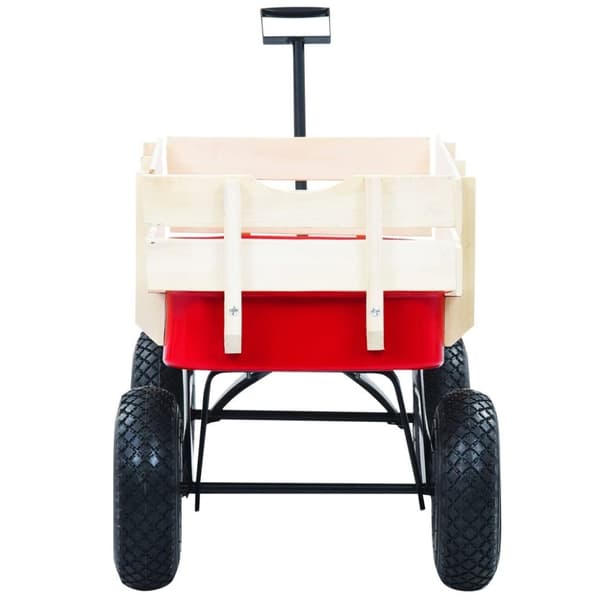 vidaXL Vetokärry 150 kg punainen