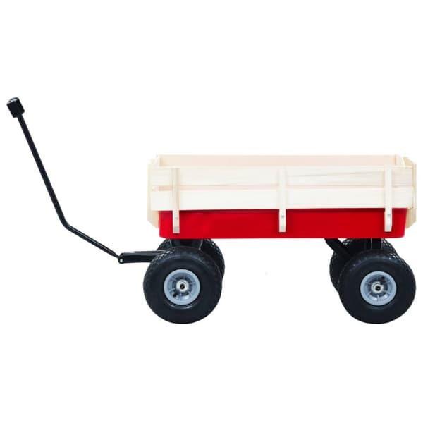 vidaXL Vetokärry 150 kg punainen