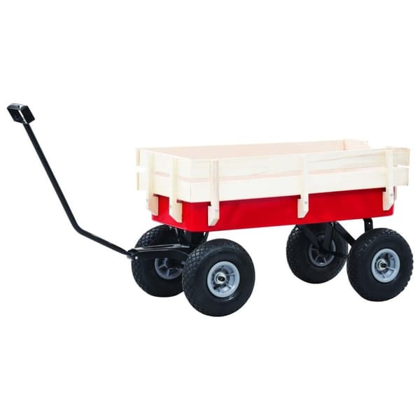 vidaXL Vetokärry 150 kg punainen