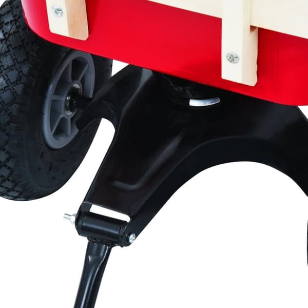 vidaXL Vetokärry 150 kg punainen