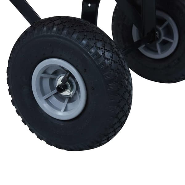 vidaXL Vetokärry 150 kg punainen