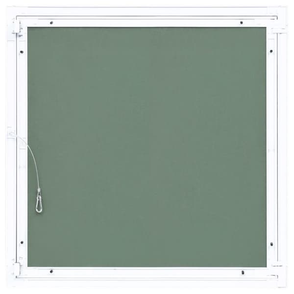 vidaXL adgangspanel med aluminiumsramme og gipsplade 200x200 mm