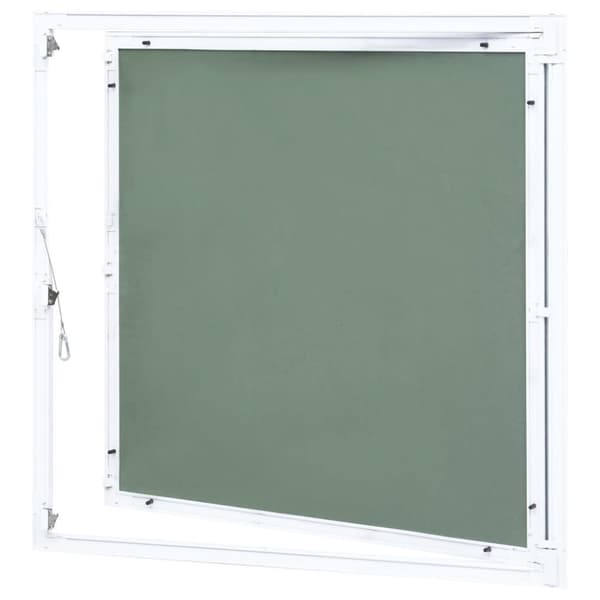 vidaXL adgangspanel med aluminiumsramme og gipsplade 200x200 mm