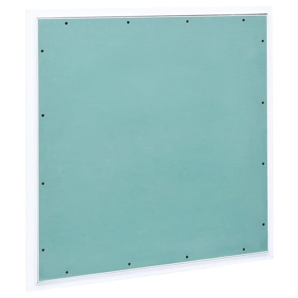 vidaXL Inspeksjonsluke med aluminiumsramme og gipsplate 500x500 mm