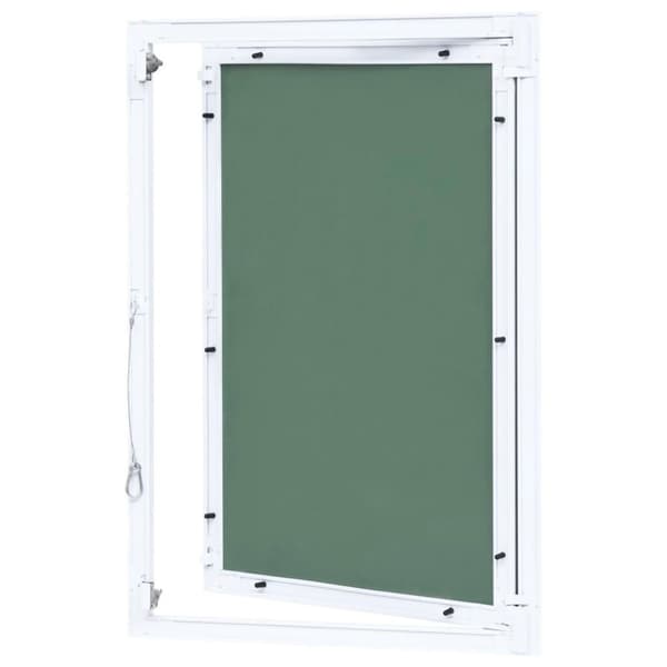 vidaXL Inspeksjonsluke med aluminiumsramme og gipsplate 300x600 mm