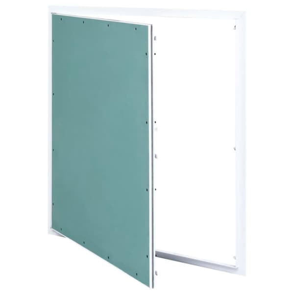 vidaXL Inspeksjonsluke med aluminiumsramme og gipsplate 600x600 mm