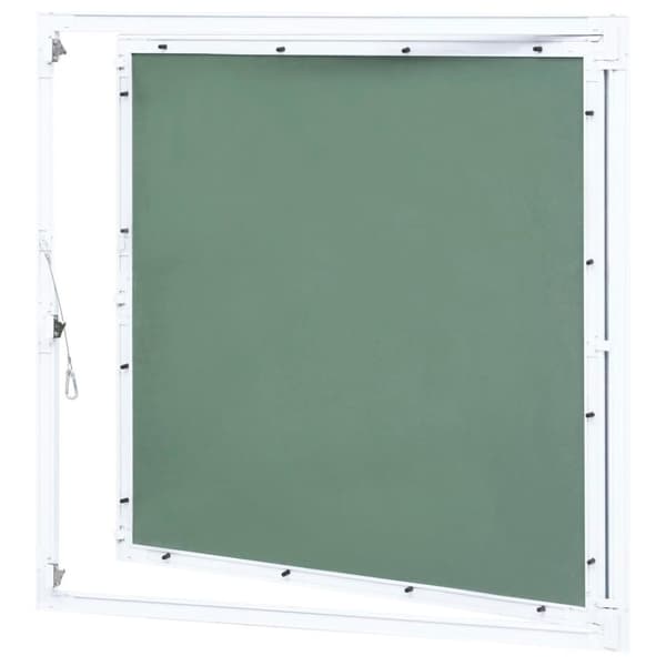 vidaXL Inspeksjonsluke med aluminiumsramme og gipsplate 600x600 mm