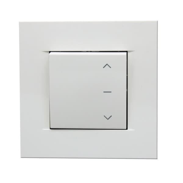 FRANKRIKE COMBI Dubbelvägg PVC-rulllucka - H 1,4 x B 1,2 m - Elektrisk drift - Vit