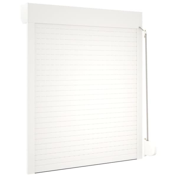 rulleskodder aluminium 100x120 cm hvid