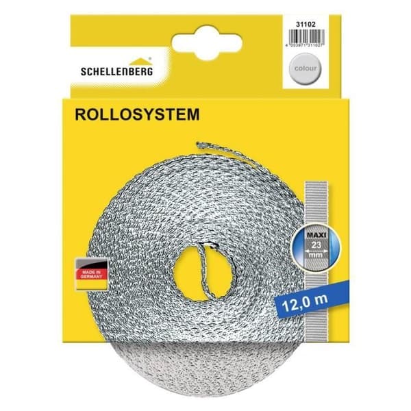 Rullband - SCHELLENBERG - Lämplig för Schellenberg Maxi - Vit - Slutartillbehör
