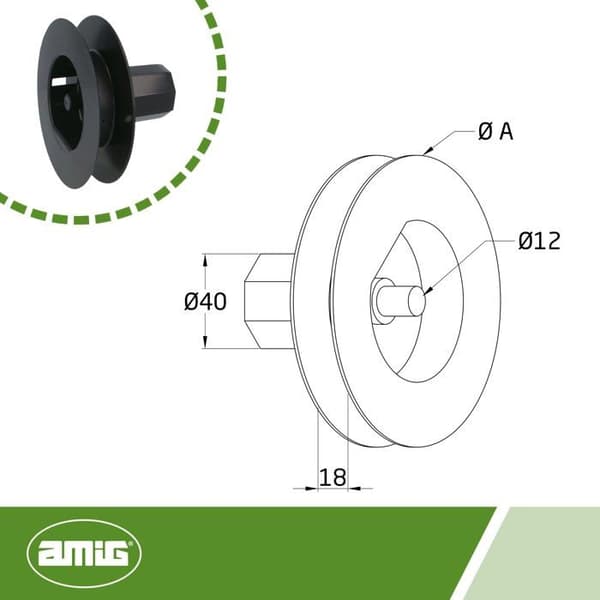 Amig slutare tillbehör - 29024