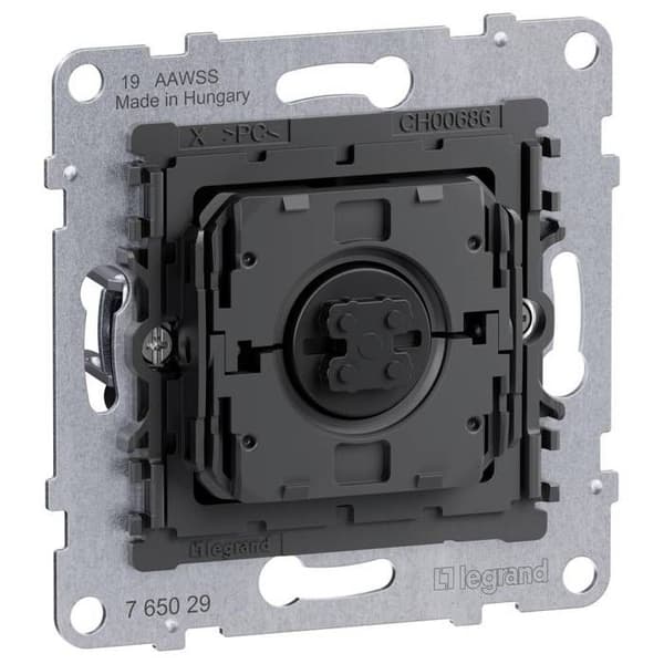Legrand Insert Switch för rulljalusi svart, metall 765029