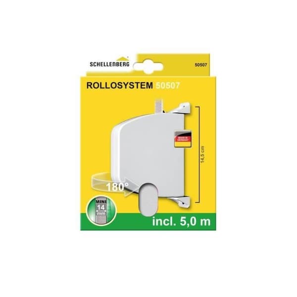 Schellenberg 50507 Ytmonterad bandupprullare Lämplig för (rulljalusisystem) Schellenberg Mini