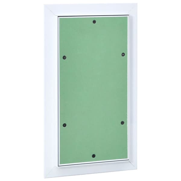vidaXL Adgangspanel Grøn, Sølvfarvet Aluminium, Gips 550 x 300 x 12.5 mm