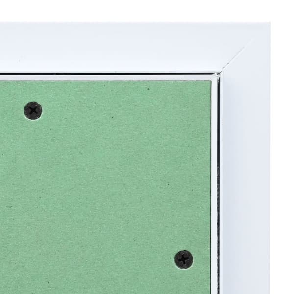 vidaXL Adgangspanel Grøn, Sølvfarvet Aluminium, Gips 550 x 300 x 12.5 mm