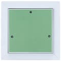 Miniatyrbillede 6 af 11: vidaXL Adgangspanel Grøn, Sølvfarvet Aluminium, Gips 200 x 200 x 12,5 mm