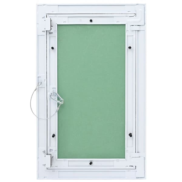 vidaXL Adgangspanel Grøn, Sølvfarvet Aluminium, Gips 450 x 300 x 12,5 mm
