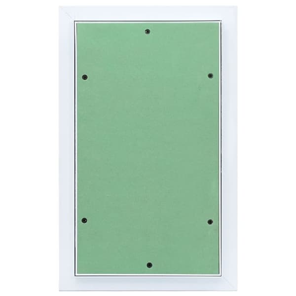 vidaXL Adgangspanel Grøn, Sølvfarvet Aluminium, Gips 450 x 300 x 12,5 mm
