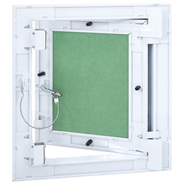 vidaXL Tilgangspanel med aluminiumramme og gips 250x250 mm
