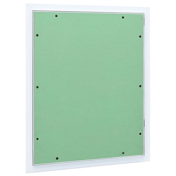 vidaXL Adgangspanel Grøn, Sølv Aluminium, Gips 650 x 550 x 12.5 mm