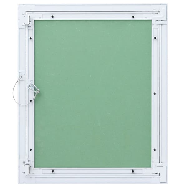vidaXL Adgangspanel Grøn, Sølv Aluminium, Gips 650 x 550 x 12.5 mm