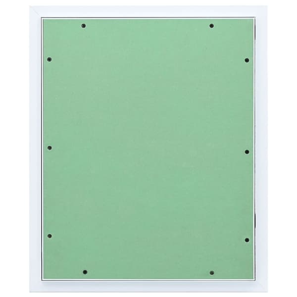 vidaXL Adgangspanel Grøn, Sølv Aluminium, Gips 650 x 550 x 12.5 mm