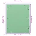 Miniatyrbilde 11 av 11: vidaXL Tilgangspanel med aluminiumsramme og gipsplater 500x600 mm
