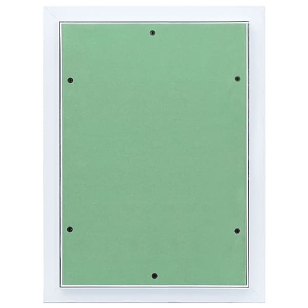 vidaXL Adgangspanel Grøn, Sølvfarvet Aluminium, Gips 450 x 350 x 12.5 mm