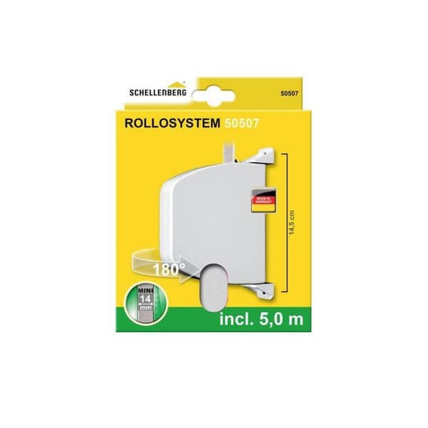 Schellenberg 50507 Ytmonterad bandupprullare Lämplig för (rulljalusisystem) Schellenberg Mini