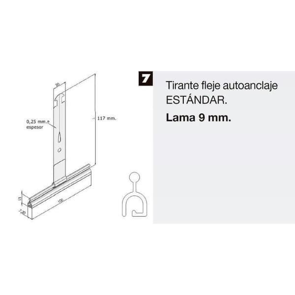 Standard clip-on slutare förkläde 11