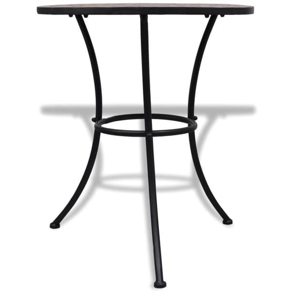 vidaXL Bistropöytä terrakotta 60 cm mosaiikki