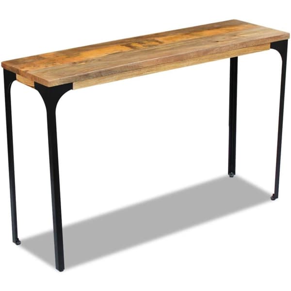 vidaXL Konsollbord Mangotre 120x35x76 cm