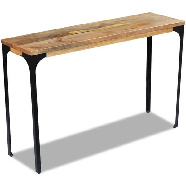 vidaXL Konsollbord Mangotre 120x35x76 cm