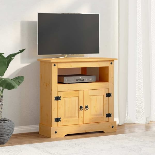 vidaXL Konsollbord meksikansk Corona-stil furu 80x43x78 cm