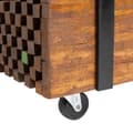 Miniatyrbillede 6 af 8: vidaXL sidebord teaktræ 60 x 60 x 38 cm