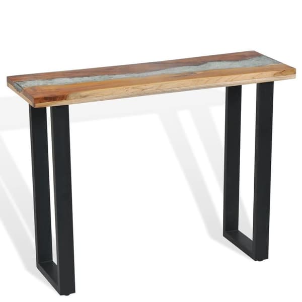 vidaXL Sivupöytä 100x35x75 cm Tiikki