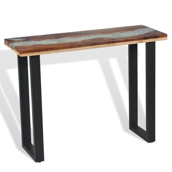 vidaXL Sivupöytä 100x35x75 cm Tiikki