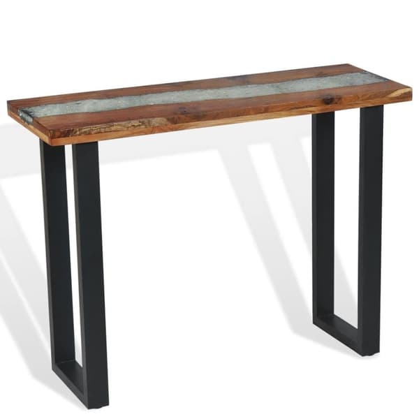 vidaXL Sivupöytä 100x35x75 cm Tiikki